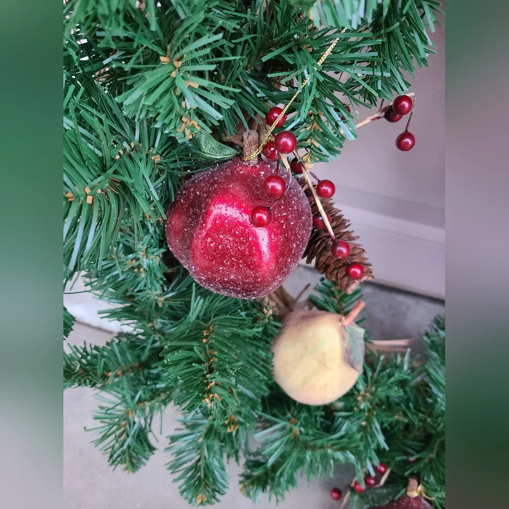 Christmas Fruit Wreath
